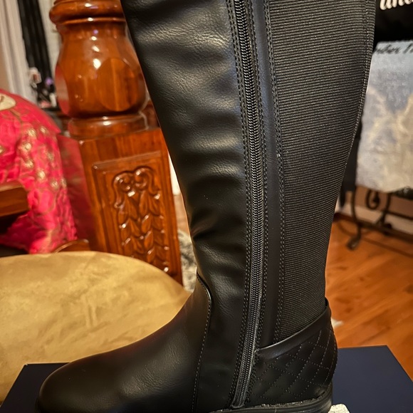 Girls black riding boots New never worn - Picture 2 of 6